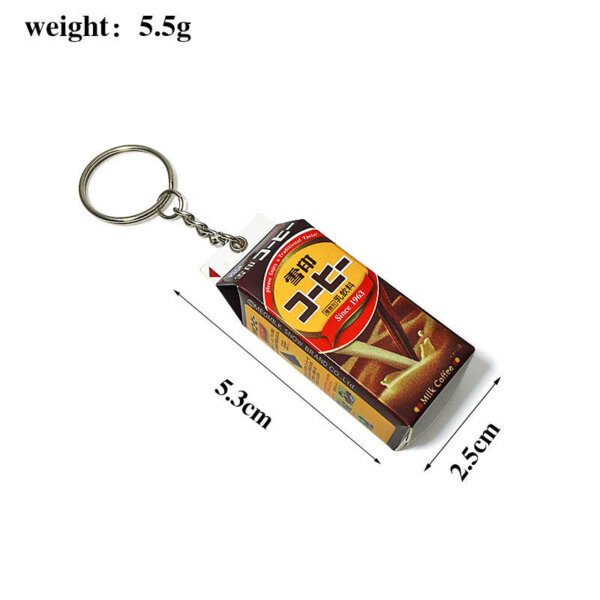Japanese Brand Chocolate Milk Gachapon Keychain