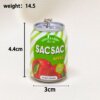 SKU_04_韩国饮料易拉罐-苹果 Realistic Korean Lotte Juice Pull-tab Can Keychain
