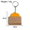 SKU_04_鸡蛋仔-单圈 Realistic Hong Kong Egg Waffle Keychain