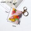 SKU_05_QQ糖充气袋-多彩 Cute Miniature Cartoon Gummy Candy Inflatable Bag Shake Keychain