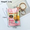 SKU_05_兔粮-金扣 Miniature Realistic Pet Treat Keychain