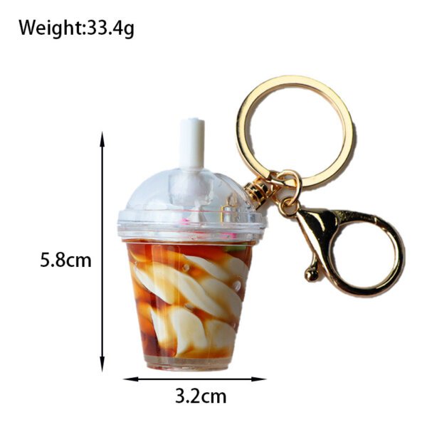 Cute Candy Sundae Ice Cream Keychain