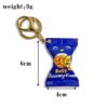 Tohato Caramel Peanut Puffed Snack Bag Keychain
