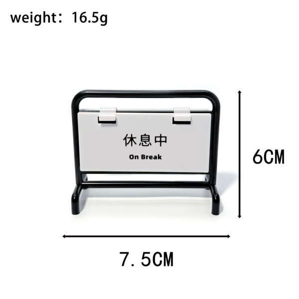 Customizable Double-sided Desktop Standing Sign
