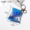 SKU_06_QQ糖充气袋-深蓝色 Cute Miniature Cartoon Gummy Candy Inflatable Bag Shake Keychain