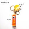 Realistic Miniature Pringles Potato Chip Can Keychain