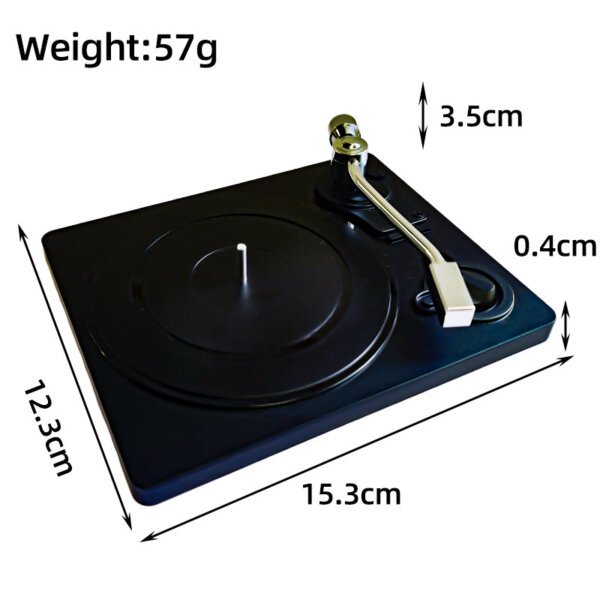 SKU_06_唱片机 Customizable Realistic Vinyl Record Player and Record Coasters