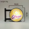 SKU_06_圆形灯牌Q汉堡-冰箱贴 Customizable Round Light-Up Refrigerator Magnet