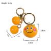 SKU_06_橙子串 Creative Quirky Fruit Resin Keychain