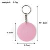 SKU_06_迷你小杯垫单圈 Miniature Simulation 5cm Coaster Keychain