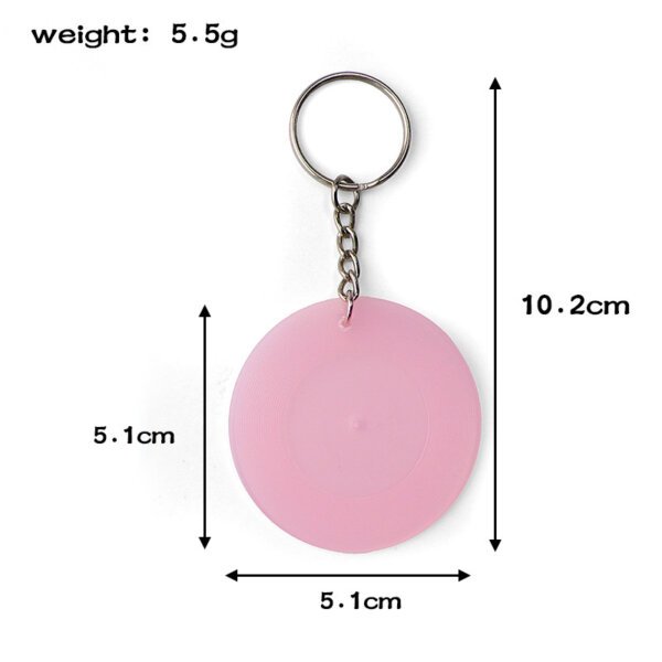 SKU_06_迷你小杯垫单圈 Miniature Simulation 5cm Coaster Keychain