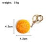 SKU_06_食物菠萝包-金扣 Realistic Hong Kong Macau Food Pineapple bun, French toast, Egg tart, Milk tea Keychain