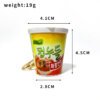 SKU_09_F Realistic Korean Instant Noodle Cup Snack Keychain