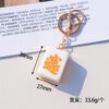 SKU_09_金丝大麻将招财进宝 Acrylic Double-sided Patterned Mahjong Keychain