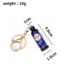 SKU_09_韩国小蓝瓶-金扣 Realistic Resin Beer Bottle Keychain