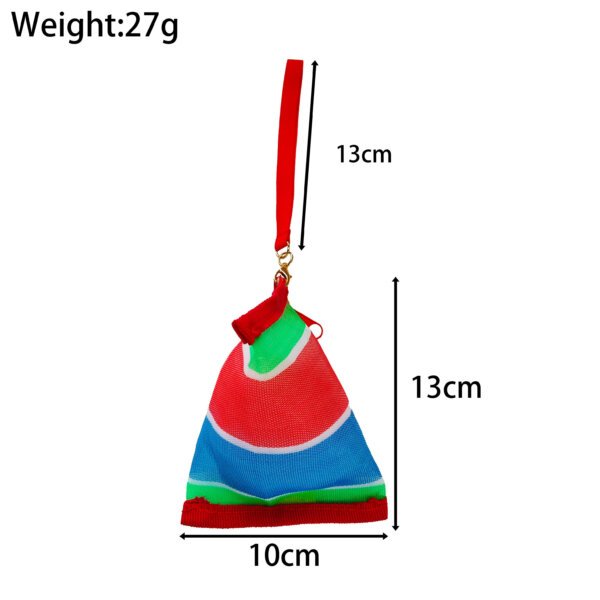 SKU_18_粽子零钱包-红色 Customizable Mesh Shopping Tote Bag Coin Purse Keychain