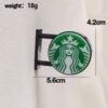 SKU_19_圆形灯牌星爸爸绿色-冰箱贴 Customizable Round Light-Up Refrigerator Magnet