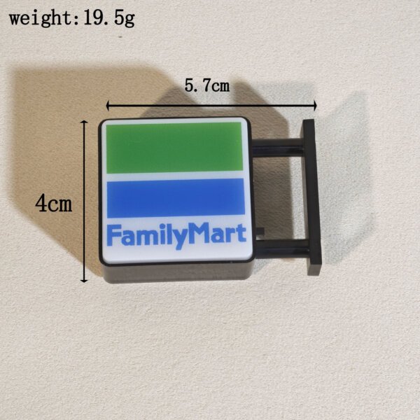 SKU_21_正方形全家灯牌-冰箱贴 Customizable Square Magnetic Light-Up Fridge Magnet