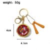 SKU_22_马年大鼓-马上来财 Realistic Customized Resin Drum Keychain