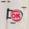 SKU_23_圆形灯牌OK-冰箱贴 Customizable Round Light-Up Refrigerator Magnet