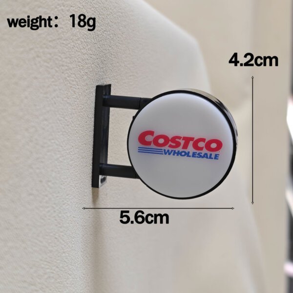 SKU_27_圆形灯牌Costo-冰箱贴 Customizable Round Light-Up Refrigerator Magnet