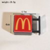 SKU_38_正方形M记灯牌-冰箱贴 Customizable Square Magnetic Light-Up Fridge Magnet