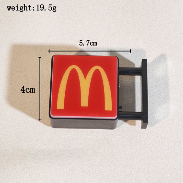 SKU_38_正方形M记灯牌-冰箱贴 Customizable Square Magnetic Light-Up Fridge Magnet