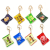 Miniature Korean Chocolate Snack Gashapon Keychain
