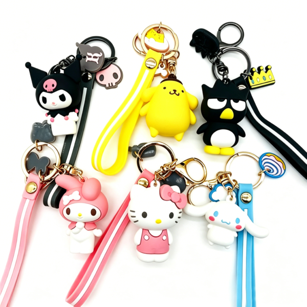 主图 Cute Cartoon Pendant Sanrio Character PVC Keychain
