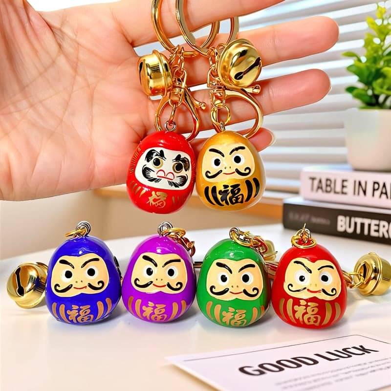 Japanese Daruma Doll Keychain 3 主图 01 17