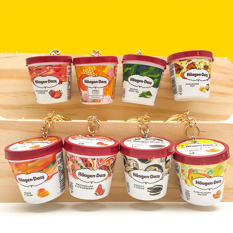 Replica Miniature Häagen-Dazs Ice cream Keychain 3 主图 01 36