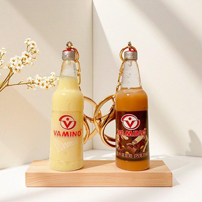 Simulated Thai Soy Milk Gashapon Keychain 3 主图 01 48
