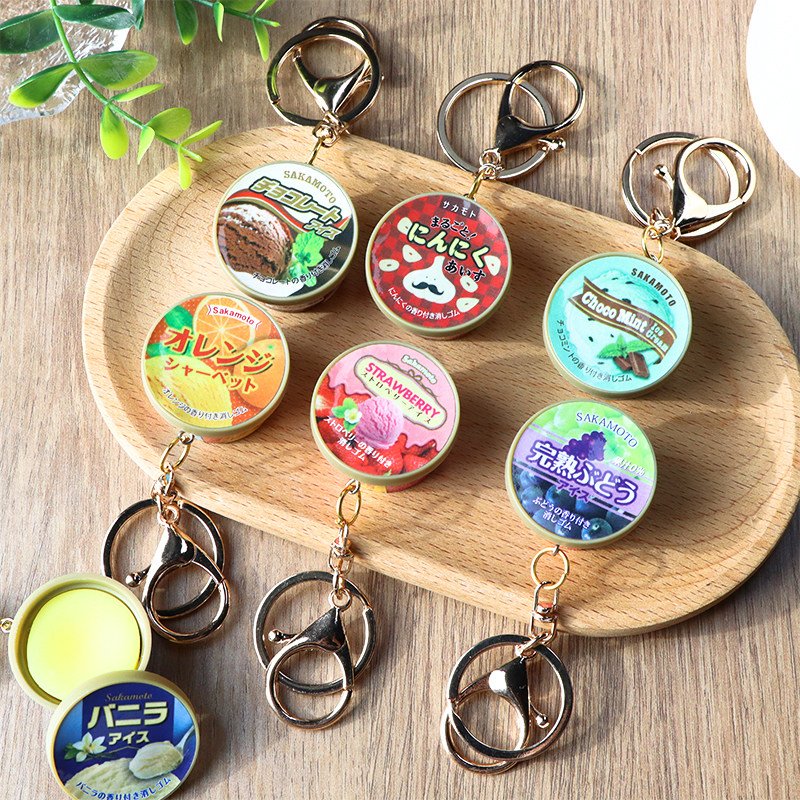 Miniature Japanese-brand Ice cream Gashapon Keychain 2 主图 01 7