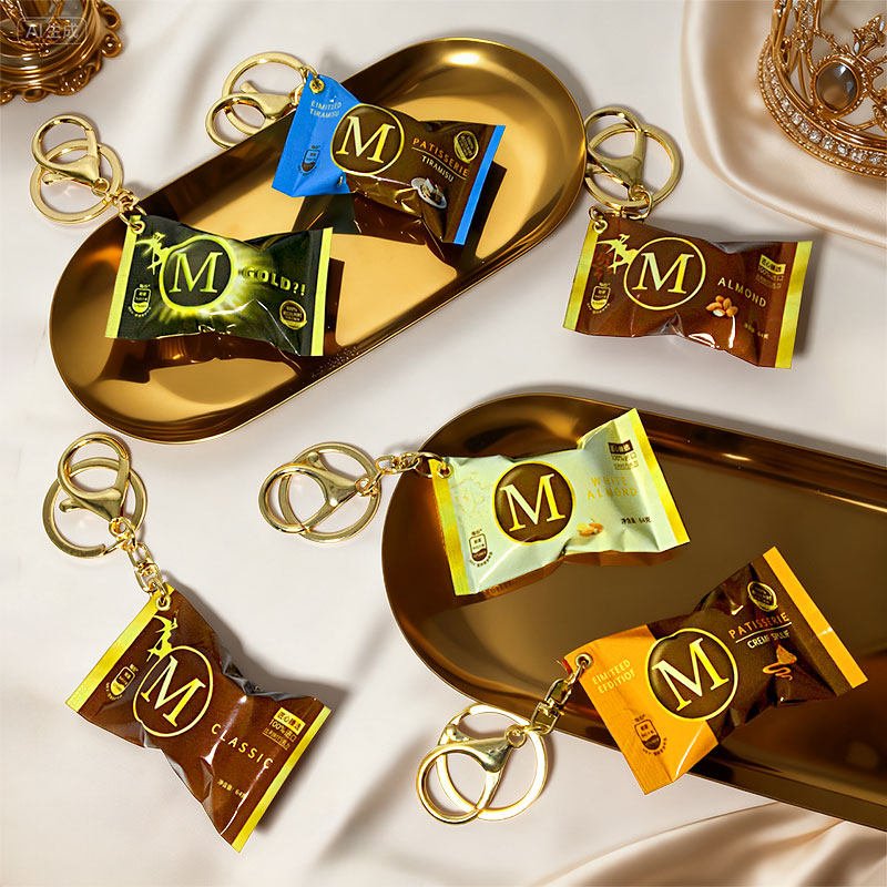 Miniature Magnum branded Ice cream Gashapon Keychain 2 主图 01 8