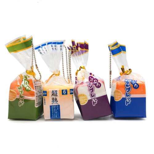 主图_02 Realistic Japanese Toast Decompression Food Toy Keychain