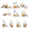 主图_02 Liquid Quicksand Liquid Sand Bubble Tea Bear Keychain