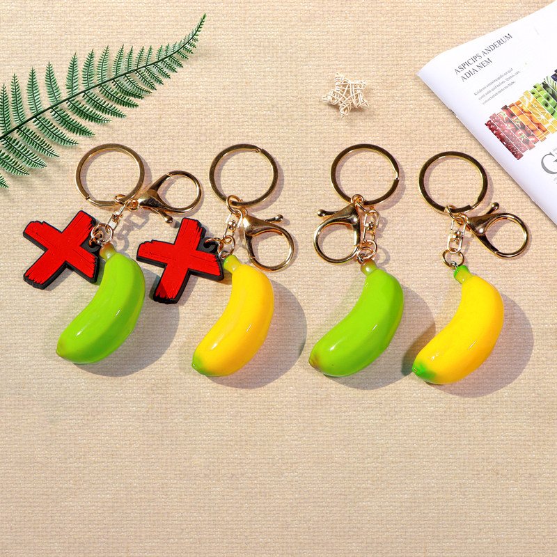 Simulated Resin Banana Keychain 2 主图 02 36