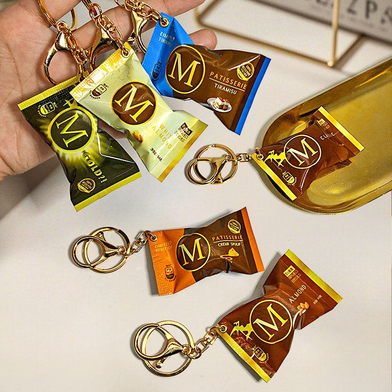 Miniature Magnum branded Ice cream Gashapon Keychain 3 主图 02 8