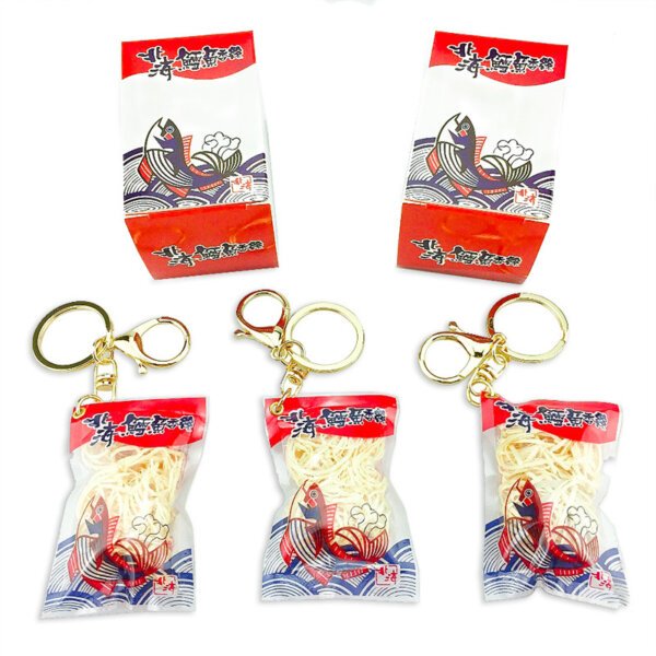 主图_03 Realistic Taiwan Beihai Codfish Strip Snack Keychain