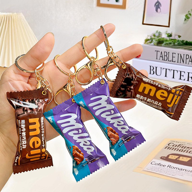 Realistic Meiji Milk Chocolate Gashapon Keychain 3 主图 03 18
