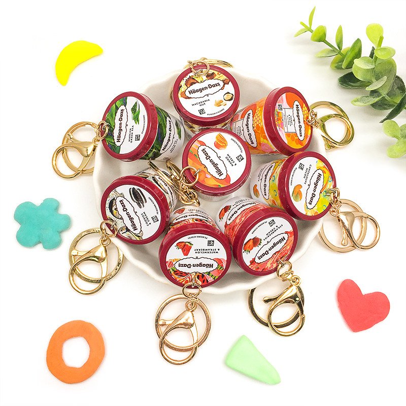 Replica Miniature Häagen-Dazs Ice cream Keychain 2 主图 03 24