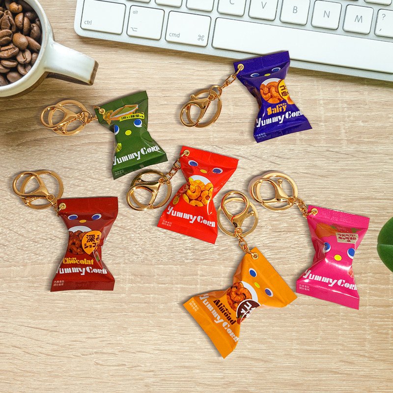 Tohato Caramel Peanut Puffed Snack Bag Keychain 3 主图 03 25