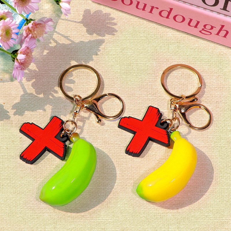 Simulated Resin Banana Keychain 3 主图 03 28