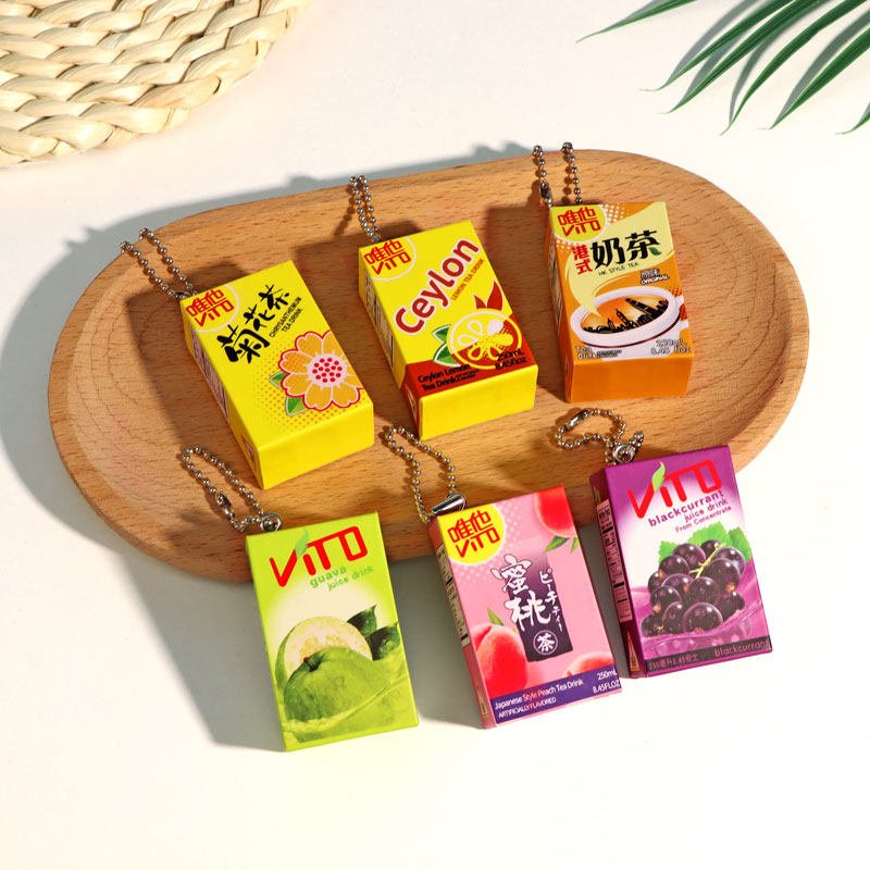 Replica Hong Kong Vita-brand Boxed Drink Keychain 2 主图 03 30