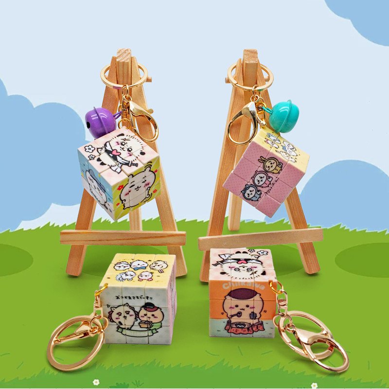 Cute Chiikawa Cartoon Character Rubik's Cube Keychain 2 主图 04 19