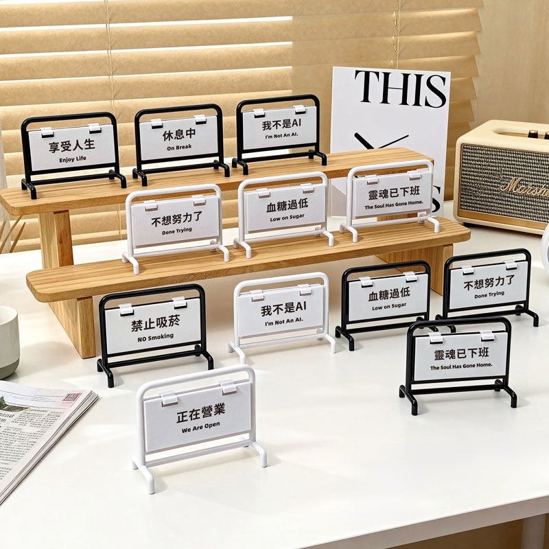 Customizable Double-sided Desktop Standing Sign 2 主图 05 2
