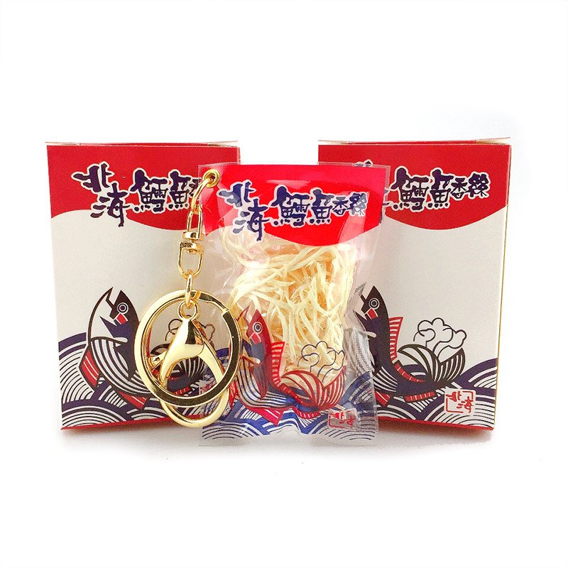 Realistic Taiwan Beihai Codfish Strip Snack Keychain 3 主图 05 4