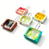 产品名字推荐 (1) Boxed Faux Fruit Vegetable Crate Keychain