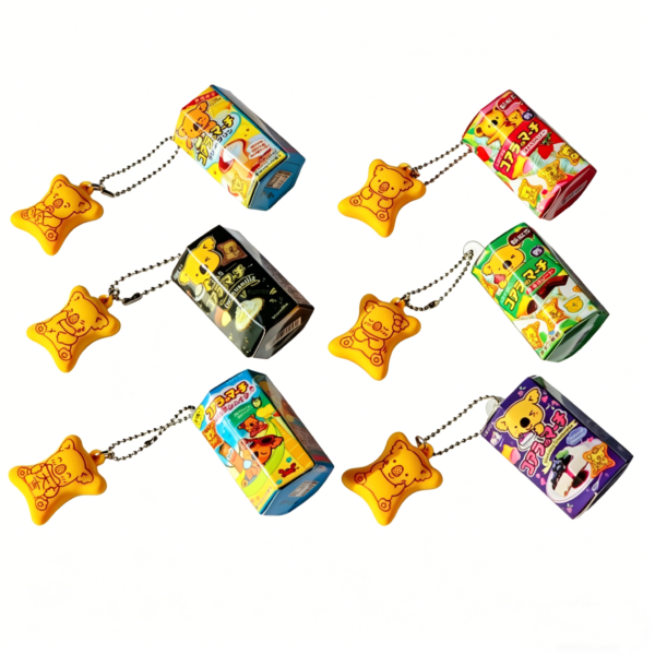 Miniature Food Themed Bear Cookie Snack Charm