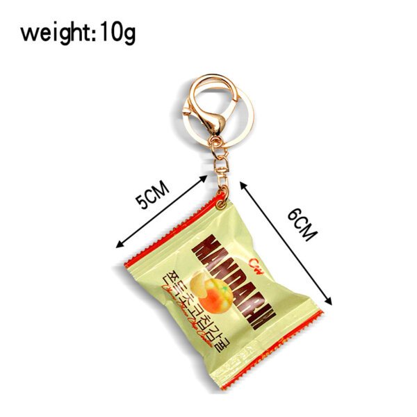 Miniature Korean Chocolate Snack Gashapon Keychain